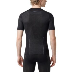 maglia sixs BT TS1L VA black dark grey indossata, vista retro