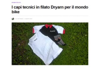 maglia ciclismo Biemme in dryarn, canotta in Dryarn, calze La Double in Dryarn