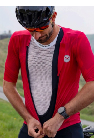 ciclista indossa intimo Nalini realizzato in dryarn®